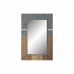 Zidno ogledalo DKD Home Decor Plava Bijela Jela (60 x 3.5 x 89.5 cm)