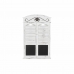 Specchio da parete DKD Home Decor Specchio Nero Legno Finestre Bianco (60 x 7 x 94 cm)