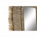 Стенно огледало DKD Home Decor Кристал Естествен Юта (50 x 2 x 60 cm)