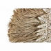 Lustro ścienne DKD Home Decor Naturalny Biały Muszle (55 x 2,5 x 55 cm)