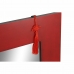 Falitükör DKD Home Decor Tükör Fenyő Piros Fekete MDF (70 x 2 x 90 cm)