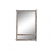 Specchio da parete DKD Home Decor Naturale Legno Cristallo Vintage 47 x 8 x 70 cm