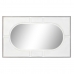 Τοίχο καθρέφτη DKD Home Decor Λευκό Ξύλο από Μάνγκο Ρόμπος Σύγχρονη (154 x 4 x 94 cm)