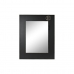 Specchio da parete DKD Home Decor Abete Cristallo Rosso Nero Orientale Legno MDF (70 x 2 x 90 cm)