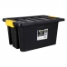 Кутия за Съхранение с Капак Brico 40 L Черен