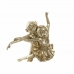 Dekorativ Figur DKD Home Decor FZ-95015 18,5 x 11,2 x 29,5 cm Gyllen Harpiks Kolonial Ape