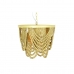 Lampa Sufitowa DKD Home Decor Metal Brązowy Żółty 50 W Drewno MDF (35 x 35 x 95 cm)