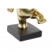 Deko-Figur DKD Home Decor 19 x 14 x 20,5 cm Elefant Schwarz Gold (2 Stück)