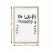 Biela tabuľa The WIFI Password