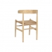 ēdamistabas krēsls DKD Home Decor Dabisks 55 x 46 x 80 cm