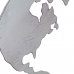 Okrasna Figura DKD Home Decor Zemljevid Sveta Črna Baker Bela 60 x 1 x 60 cm (3 Kosi)