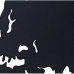 Koristehahmo DKD Home Decor Maailmankartta Musta Kupari Valkoinen 40 x 1 x 40 cm (3 Kappaletta)
