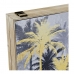 Cover DKD Home Decor 8424001698615 Counter Palms Black Golden Wood MDF Wood 2 Units 46,5 x 6 x 31 cm