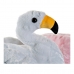 Pehme mänguasi DKD Home Decor Valge Roosa Laste Roosa flamingo 34 x 25 x 27 cm (2 Ühikut)