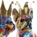 Prydnadsfigur DKD Home Decor 18,5 x 11,5 x 23,5 cm Multicolour Hund (2 antal)