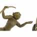 Ukrasna figura DKD Home Decor 33 x 25 x 48 cm Crna zlatan Majmun moderan (2 kom.)