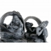 Hagefontene DKD Home Decor 21 x 21 x 25 cm Buddha Harpiks Orientalsk (2 enheter)