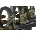 Trädgårdsfontän DKD Home Decor Buddha Harts 15 x 15 x 25 cm Orientalisk (3 Delar)