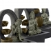 Tuinfontein DKD Home Decor Boeddha Hars 15 x 15 x 25 cm Orientaals (3 Onderdelen)