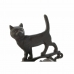 Bjelle DKD Home Decor Katt Hund Brun Mørkebrunt Tau Jern 14 x 15 x 24 cm (2 enheter)