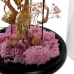 Statua Decorativa DKD Home Decor ‎S3013875 Fenicottero Cristallo Nero Rosa Dorato MDF Resina (17 x 17 x 32 cm)