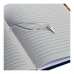 Päiväkirja tarvikkeineen DKD Home Decor Sininen 27 x 4,3 x 17,5 cm