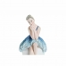 Figura Decorativa DKD Home Decor Azul Romántico Bailarina Ballet 8,5 x 13 x 14,5 cm