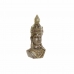 Ukrasna figura DKD Home Decor Smeđa zlatan Buda Orijentalno 15 x 9 x 30 cm