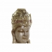 Ukrasna figura DKD Home Decor Smeđa zlatan Buda Orijentalno 15 x 9 x 30 cm
