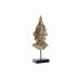 Figura Decorativa DKD Home Decor Castanho Dourado Buda Oriental 15 x 7 x 38 cm