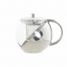 Чайник DKD Home Decor Серебристый Нержавеющая сталь Стеклянный Пластик 18 x 13 x 15 cm