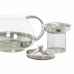 Teapot DKD Home Decor Silver Stainless steel Crystal Plastic 18 x 14 x 12 cm