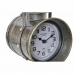 Настольные часы DKD Home Decor 13,3 x 18 x 28,5 cm Stikls Pelēks Dzelzs