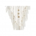 Caçador de Sonhos DKD Home Decor Plumas Algodão Branco Rotim Boho (52 x 1 x 145 cm) (1)