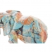 Decoratieve figuren DKD Home Decor Olifant Hars Multicolour (37,5 x 17,5 x 26 cm)