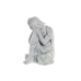 Dekorativ figur DKD Home Decor Grå Lysegrå Buddha Orientalsk 18 x 14 x 23 cm