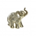 Dekorativ Figur DKD Home Decor Gyllen Elefant Kolonial 19 x 8 x 18 cm