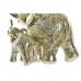 Prydnadsfigur DKD Home Decor Gyllene Elefant Kolonial 17 x 11 x 15 cm