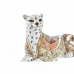 Figura Decorativa DKD Home Decor Branco Laranja Leopardo Colonial 24 x 10 x 12 cm