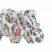 Διακοσμητική Φιγούρα DKD Home Decor 23 x 9 x 17 cm Ελέφαντας Λευκό Πολύχρωμο Αποικιακό