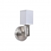Væglampe DKD Home Decor Sølvfarvet Metal Polyester Hvid 220 V 40 W (12 x 10 x 22 cm)