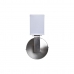 Nástěnná lampa DKD Home Decor Stříbřitý Kov Polyester Bílý 220 V 40 W (12 x 10 x 22 cm)