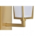Стенна лампа DKD Home Decor 25W Златен Метал полиестер Бял 220 V (12 x 14 x 25 cm)
