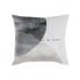 Cushion DKD Home Decor White Green Grey Squared Modern 45 x 10 x 45 cm