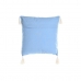 Cushion DKD Home Decor 40 x 15 x 40 cm Blue White