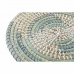 Stalo kilimėlis DKD Home Decor Balta Turkis Natūralus 33 x 1 x 33 cm
