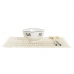 Sushiset DKD Home Decor Bambu Stengods Vit Orientalisk 14,5 x 14,5 x 31 cm (16 Delar)