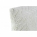 Tyyny DKD Home Decor Valkoinen Neliö Siksak Alpino 45 x 10 x 45 cm