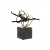 Decoratieve figuren DKD Home Decor Zwart Gouden Metaal Hars Modern (36 x 14 x 29,5 cm)