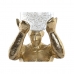 Figura Decorativa DKD Home Decor Preto Dourado Resina Homem Moderno (17 x 16 x 31,5 cm)